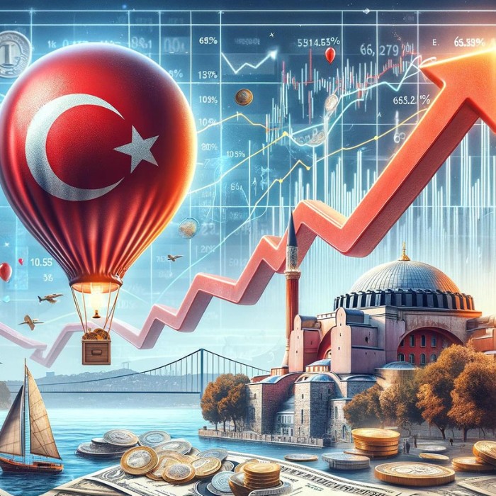 Инфлацията в Турция достигна 68,5%