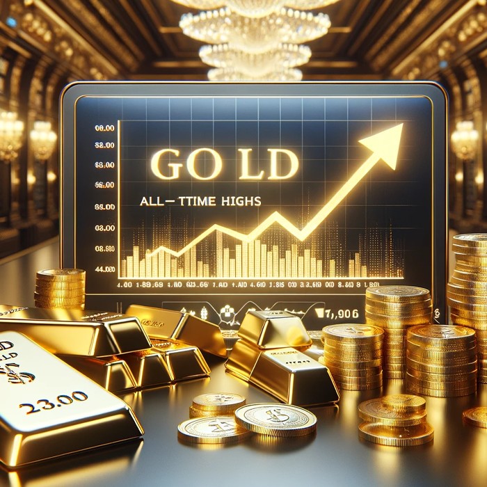 Златото се покачва до нови върхове