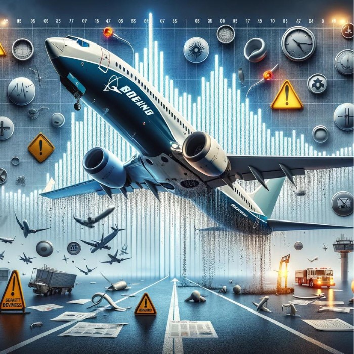 Доставките на Boeing намаляват драстично