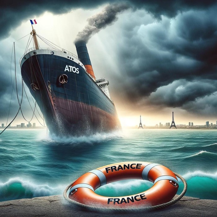 Atos търси спасение от правителството