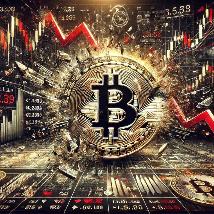 И криптото беше засегнато от падащите акции