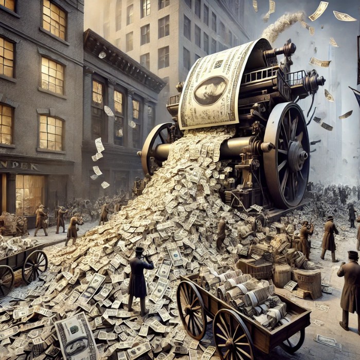 Опасностите от печатането на пари