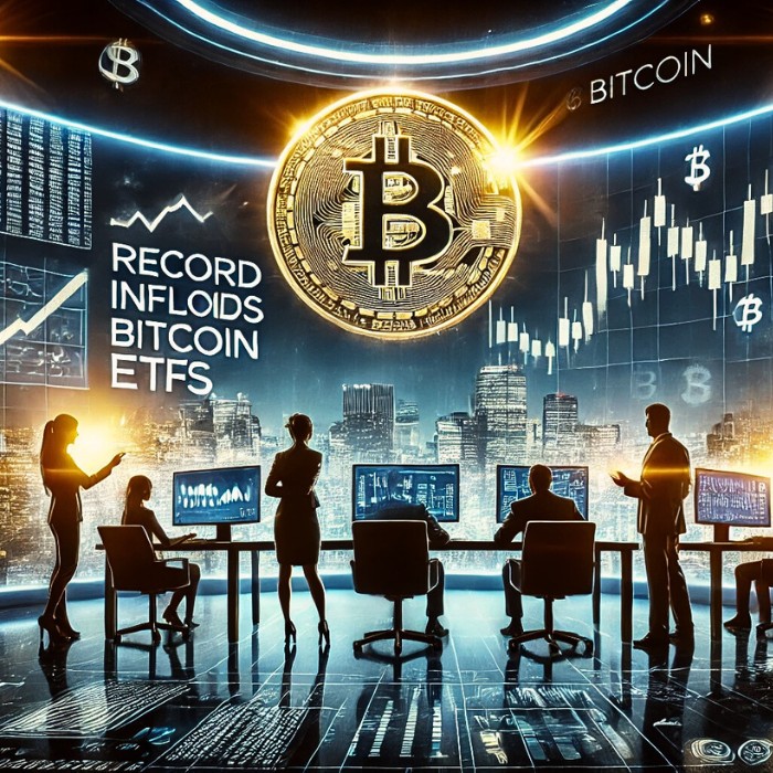 Рекордни входящи потоци за Bitcoin ETFs