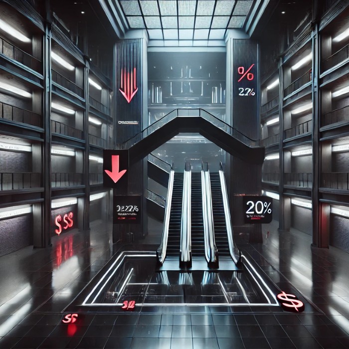 Празен мол за най-голямата луксозна компания в света