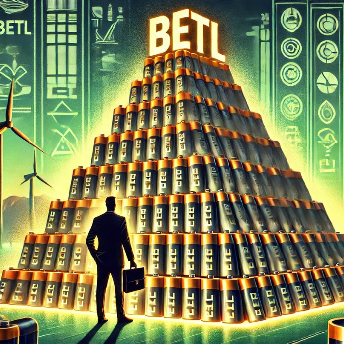 BETL: Пирамидална схема, опакована в батерии?