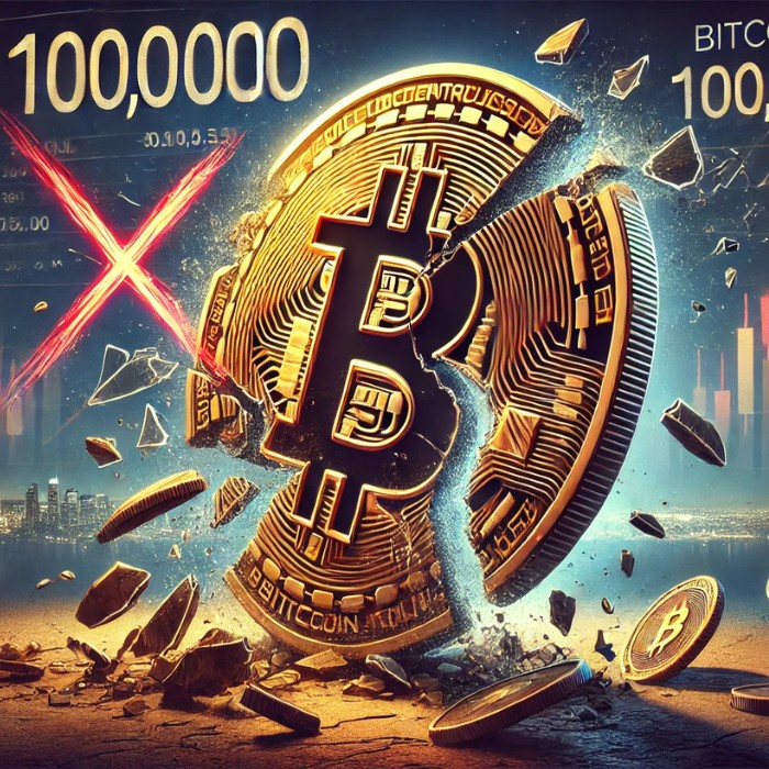 Bitcoin не успя да достигне 100 000 долара