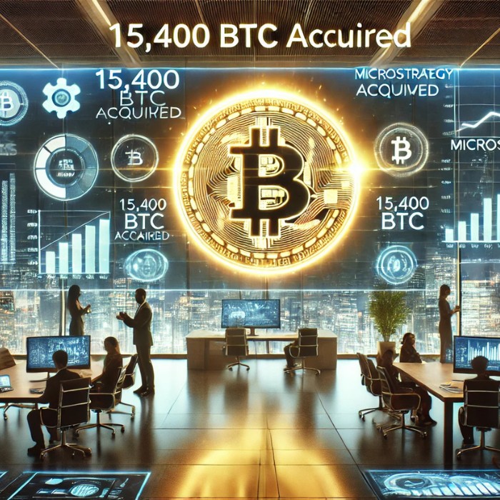 MicroStrategy увеличи биткойните си с 15 400 броя