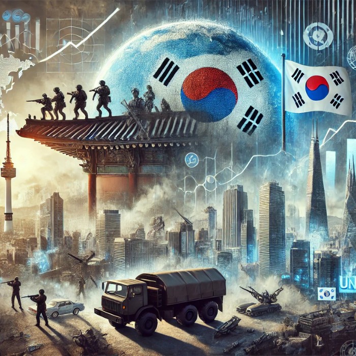 Военно положение в Южна Корея?