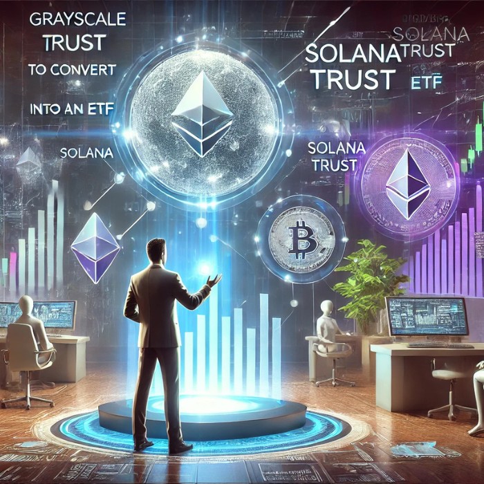 Grayscale иска одобрение за преобразуване на Solana Trust в ETF