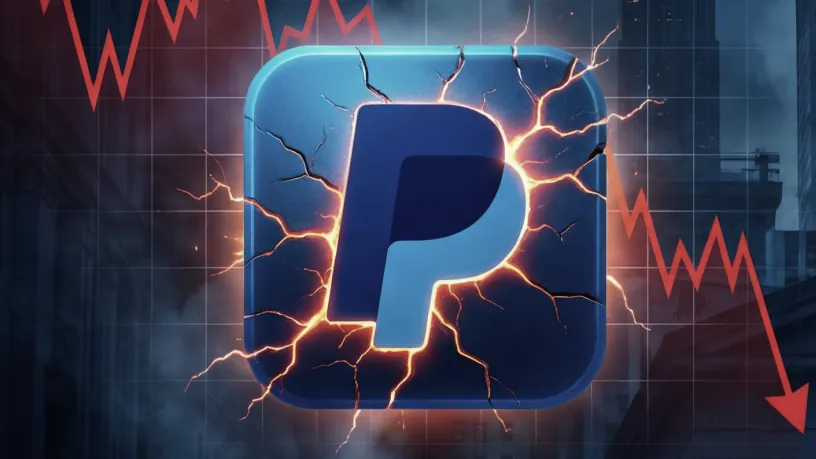 logo-na-paypal-i-chervena-finansova-grafika