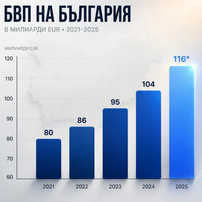 БВП на България: Макроикономически преглед и прогнози за 2026
